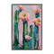 Stupell Industries Vibrant Cactus Flowers over Pink Framed Giclee, design by LSR Design Studio